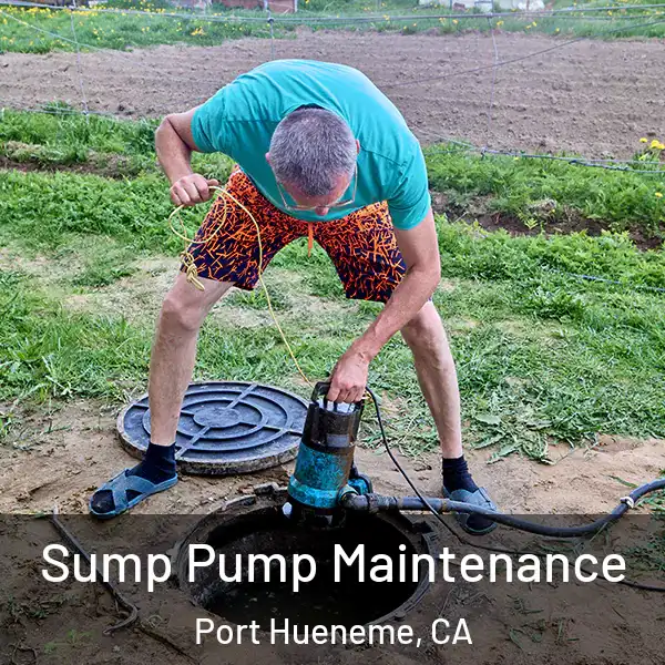  Sump Pump Maintenance Port Hueneme, CA